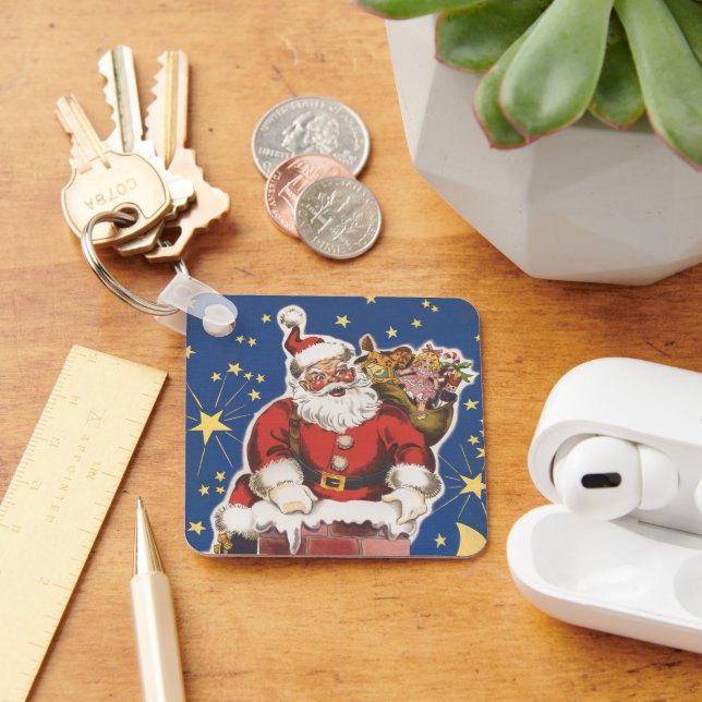 Llavero Santa Claus antiguo, Era la Noche Antes de Navidad (Escritorio )