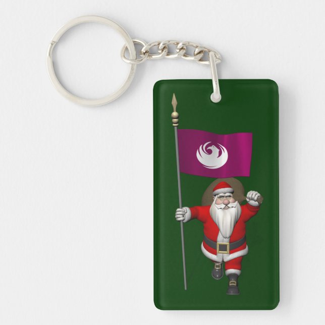 Llavero Santa Claus Con El Diseño De Phoenix (Frente)