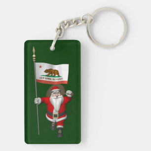 Llavero Santa Claus Con El Fin De California