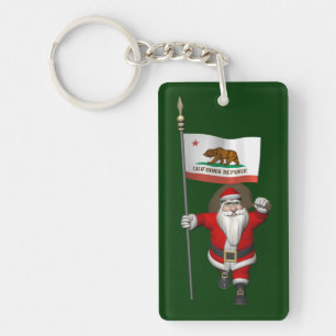 Llavero Santa Claus Con El Fin De California