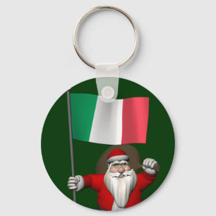 Llavero Santa Claus Con El Fin De Italia