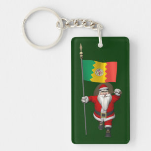 Llavero Santa Claus Con El Fin De Los Ángeles