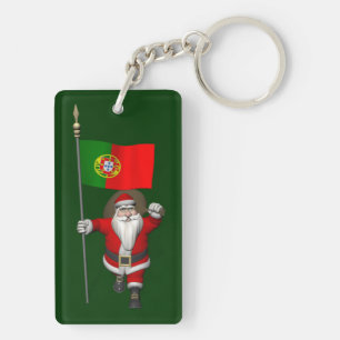 Llavero Santa Claus Con El Fin De Portugal