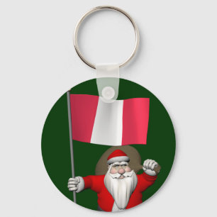Llavero Santa Claus Con El Fin Del Perú