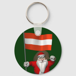 Llavero Santa Claus Con El Firme De Österreich