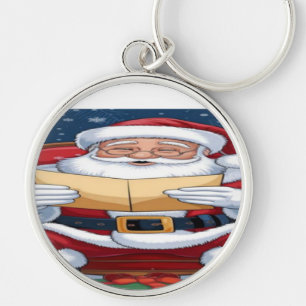 Llavero Santa Claus Feliz Año Nuevo 💐