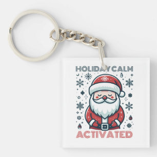 Llavero Santa Claus festivo