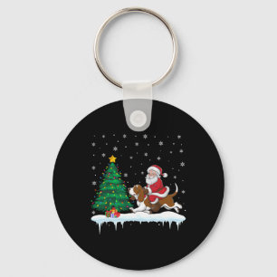 Llavero Santa Claus Montando Apuestas Hound Dog Niños Chic