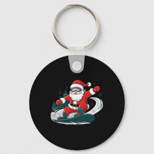Llavero Santa Claus Snowboard Navidades divertidos en el i