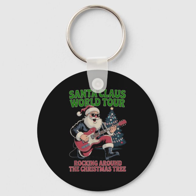 Llavero Santa Claus World Tour Rocking Around The Christma (Anverso)