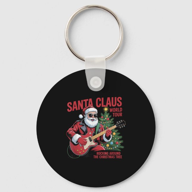 Llavero Santa Claus World Tour Rocking Around The Christma (Anverso)