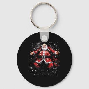 Llavero Santa Cláusula Retro Estadounidense Vintage Christ