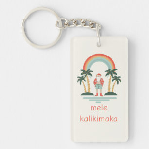 Llavero Santa Cruz/Arcoiris/Palmas
