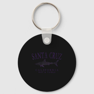 Llavero Santa cruz california vintage plum art pescar
