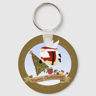 Llavero Santa Delivers | Christmas Keychain