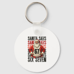 Llavero Santa Dice Seis Siete 