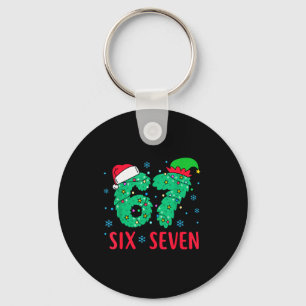 Llavero Santa Dice Seis Siete 67 Meme Navidad Fiesta 6 7