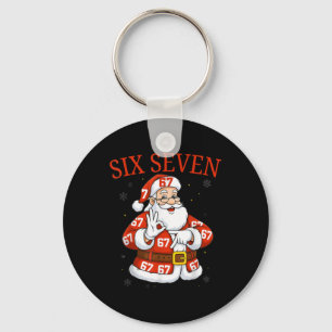 Llavero Santa Divertido 67 Seis Siete Meme Navidad Fiesta