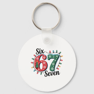 Llavero Santa Divertido Dice Seis Siete Navidad 67 Meme Na