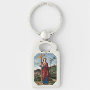 Llavero Santa Elena con la Vera Cruz Arte Sagrado