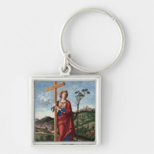 Llavero Santa Elena con la Vera Cruz Arte Sagrado