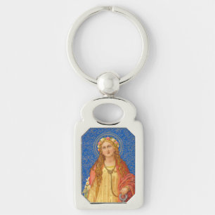 Llavero Santa Filomena con ancla (SNV 051)