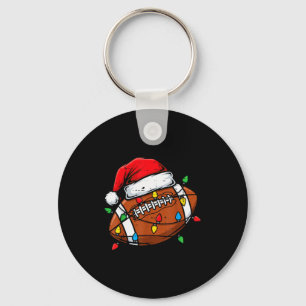 Llavero Santa Fútbol Americano Navidad Funny Xmas Hombres