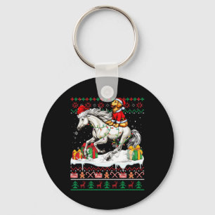 Llavero Santa Golden Retriever Rige Horse Navidades Swea