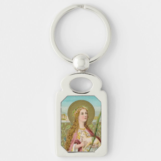 Llavero Santa Inés de Roma (AC 01) (Anverso)