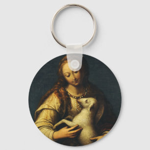 Llavero Santa Inés por Orsola Maddalena Caccia