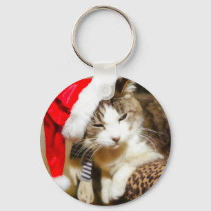 Llavero Santa Kitty Painterly