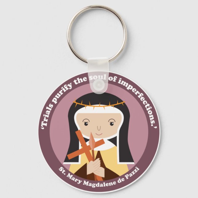 Llavero Santa María Magdalena de Pazzi (Anverso)