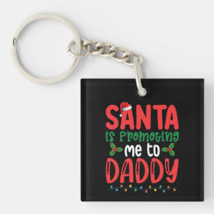 Llavero Santa me está promocionando a Papá Navidad en fami