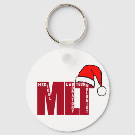 Llavero Santa MLT - NAVIDADES TECNOLOGÍA DE LABORATORIO MÉ