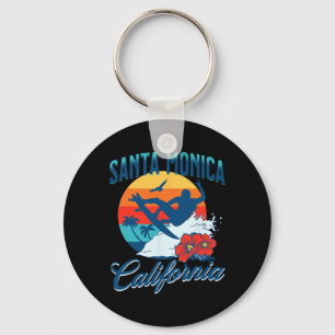 Llavero Santa Mónica California Playa Surf Verano Vacacion