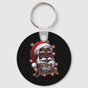 Llavero Santa Navidades afroamericanos Pajama mamáes X neg