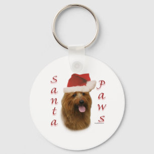 Llavero Santa Paws de Australia Terrier