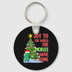 Llavero Santa Pickle Christmas Tree Lights Fun Pickle Rega