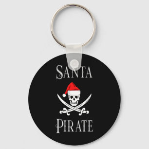 Llavero Santa Pirate Skull Navidades Gorra Bote Lo