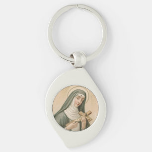 Llavero Santa Rita de Cascia (M 015) Remolino de Metal