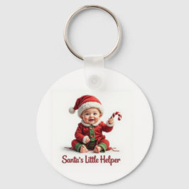Llavero Santa’s Little Helper Keychain – Cute Christmas 