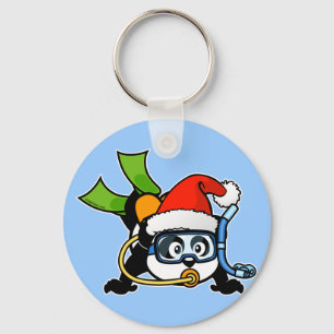 Llavero Santa Scuba Panda