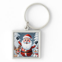 Santa, Snowman y Ralph los renos