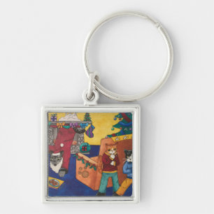 Llavero Santa Sorprende Cats