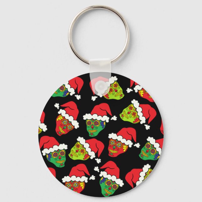 Llavero Santa Sugar Skull (Anverso)