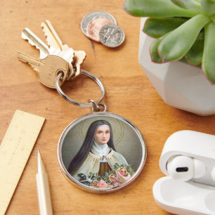 Llavero Santa Teresa de Lisieux la pequeña flor (BJE 01)