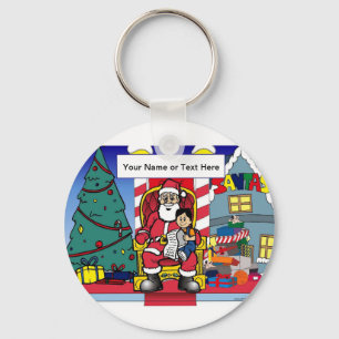 Llavero Santa Visita - Boy Personalizado por PrintedPerfec