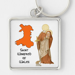 Llavero Santa Winifreda de Gales (P 002)