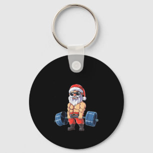 Llavero Santashred divertido meme de Santa Navidad gimnasi
