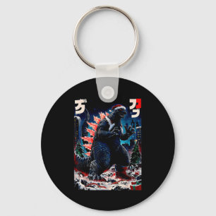 Llavero Santazilla Monstruo Japonés Kaiju Dinosaurio Navid
